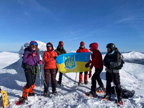 Київські альпіністи у зимових Карпатах
