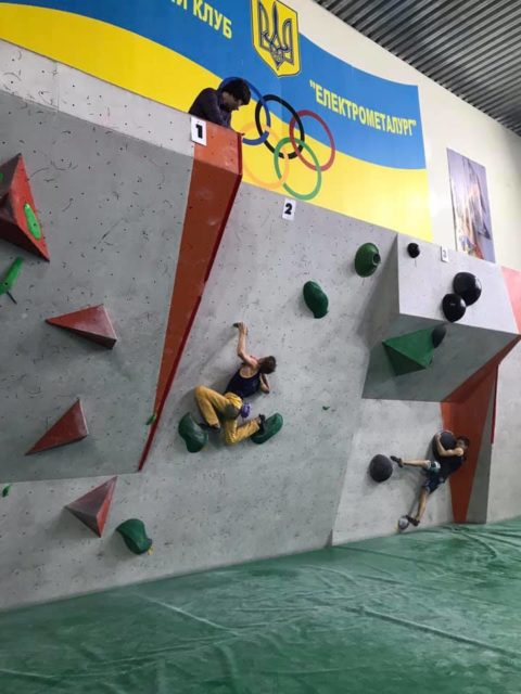 Київські скелелази повернулись з Чемпіонату України зі скелелазіння у Нікополі