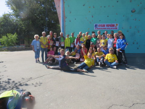 Відбувся Кубок України зі скелелазіння серед ветеранів в м.Одеса