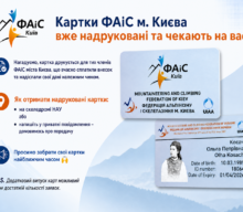 Картки ФАіС м. Києва вже надруковані та чекають на вас.
